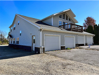 Large light gray house