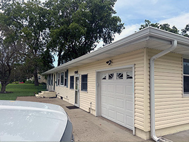 Small Yellow house corner